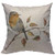 Sonernt Throw Pillow Covers Robin Sitting On Tree Branch Red Yellow Leaves Autumn Bird Fall White Nature Cotton Linen Decorative Square Pillowcases Cushion Cover 22inch x 22inch