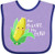 Inktastic Aw- Shucks- I'm Cute Corn Humor Baby Bib Lavender and Purple 3ab26