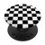 Chess Board Checkerboard Black White Checkered PopSockets Swappable PopGrip