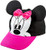 Disney Minnie Mouse Girls Baseball Cap -Pink/Black-