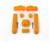 RGRS FunnyPlaying Game Boy Advance High Quality Button Set Fire Orange -video game-