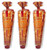 Popcornopolis Gourmet Popcorn - 3 Cheddar Cheese Popcorn Cones 2.76oz
