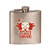 We All Float Down Here Miniseries Parody - 3D Color Printed 6 oz. Stainless Steel Flask -Steel Silver-