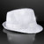 FlashingBlinkyLights White Sequin Light Up LED Fedora Hat
