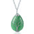 XIANNVXI Green Aventurine Spiritual Healing Crystal Stone Necklaces Tree of Life Wire Wrapped Teardrop Gemstone Pendant Necklace Natural Reiki Quartz Jewelry for Women Girls