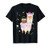 Happy Easter Llama Easter Egg Basket T-Shirt