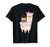 Happy Easter Llama Easter Egg Basket T-Shirt