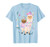 Happy Easter Llama Easter Egg Basket T-Shirt