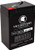 VICI Battery VB4.5-6 for Yuasa NP4.5-6