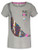 JoJo Siwa Big Girls Short Sleeve T-Shirt- Heather Gray 6/6X