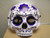 Dia de Los Muertos Day of The Dead Sugar Skull Halloween Mask - Dark Purple