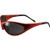 Global Vision Reflex Padded Motorcycle Safety Sunglasses Orange Frame Smoke Lens ANSI Z87.1