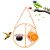 Clementine Oriole Bird Feeder for Outdoors Jelly and Oranges Orange Fruit Oriole Cup Jelly Bird Feeder Outdoor Garden Metal Hanging Drinking Grape Jelly Container Hummingbird Feeder -Orange- Clementine Oriole Bird Feeder for Outdoors Jelly and Oranges Orange Fruit Oriole Cup Jelly Bird Feeder Outdoor Garden Metal Hanging Drinking Grape Jelly Container Hummingbird Feeder -Orange-