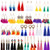 AROIC 26 Pairs Tassel Earrings with Colorful Tassel Long Layered Dangle Hoop Tiered Thread Earrings Set for Women Girls Jewelry Fashion and Valentine Birthday Party Gift AROIC 26 Pairs Tassel Earrings with Colorful Tassel Long Layered Dangle Hoop Tiered Thread Earrings Set for Women Girls Jewelry Fashion and Valentine Birthday Party Gift