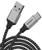 Premier Energizer Ultimate Android Charger Micro USB Cable 6ft Fast Charging USB Syncing Cord Metal Tip Nylon Braided- Black 6 Feet