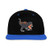 NVJUI JUFOPL Boys' Dinosaur Baseball Cap Snapback Hip Hop Funny Trucker Hat for Kid Blue