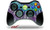 XBOX 360 Wireless Controller Decal Style Skin - Tie Dye Purple Stripes -CONTROLLER SOLD SEPARATELY-