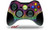 XBOX 360 Wireless Controller Decal Style Skin - Tie Dye Red and Purple Stripes -CONTROLLER SOLD SEPARATELY-