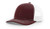 Richardson 112 Mesh Back Trucker Cap Snapback Hat- Maroon/White