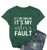 If I'm Drunk It's My Sister's Fault T Shirt Women Funny Letter Print Short Sleeve Drink Tees Blouses -Green- Large-