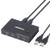 USB Switch Selector 4 Port KVM Switch Adapter 2 PC Sharing 4 USB Devices- USB Peripheral Box Hub for Keyboard Mouse Scanner Printer- with One-Button Switch and 2 Pack USB A to B Cables