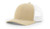 Richardson 112 Mesh Back Trucker Cap Snapback Hat- Khaki/White