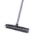 Push Broom- Soft Bristle Rubber Sweeper Squeegee Edge with 59 inches Adjustable Long Handle- Non Scratch Bristle Broom for Pet Cat Dog Hair Carpet Hardwood Floor Tile Windows Cleaning -Black-