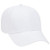 Otto 6 Panel Low Profile Superior Cotton Twill Cap - White