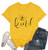 Be Kind T Shirts Women Cute Bee Graphic Tees Funny Blessed Inspirational Casual Short Sleeve Tops -Yellow- Medium-