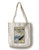 Lantern Press Provincetown- Massachusetts- Nautical Chart -100 percent Cotton Tote Bag- Reusable-
