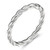 925 Sterling Silver Ring 2mm Stacking Twist Rope Ring Engagement Wedding Band 6