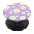 Purple Daisy Flower Cute Spring Floral Lavender Lilac Leaf PopSockets PopGrip- Swappable Grip for Phones  and  Tablets
