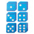 Fun Express Jumbo Dice Magnets - 6 Pieces - Educational and Learning Activities for Kids