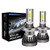 LED Headlight Bulbs- 60W 10000 Lumens Super Bright LED Headlights Conversion Kit Cool White IP68 Waterproof- Pack of 2-H7-