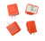 Gxcdizx Universal Orange set of 4 2-Pin LED Turn Signal Flasher Relay 12V Motorcycle Electronic Flasher Relay Emergency Led Light Indicator Light Flasher Relay