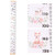 FAMKIT Baby Growth Chart Ruler Waterproof Canvas Height Ruler Removable Baby Growth Chart Handing Ruler Wall Decor