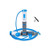 Juiphie Fitness Digital Counting Jump Rope Weighted- Skip Rope Workouts Adjustable Cordless Jumping Rope with Calories Counting- Multi Functional Jump Ropes Men Weighted Skipping The Rope Exercises