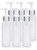 Clear Natural Large Refillable Plastic Squeeze Bottle with Silver Lotion Pump Dispenser 4 oz / 120 ml - -6 Pack-