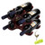 Small Wine Rack- 6 Wine Bottles Holder- Wine Countertop Rack- Modern Wine Racks Countertop- Countertop Wine Rack Metal- Freestanding Metal Wine Rack- Wine Bottle Storage -Wine Red-