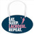 ChalkTalkSPORTS Girls Lacrosse Oval Sign | Eat Sleep Lacrosse Repeat