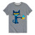 Pete The Cat Messy Cupcake - Toddler Short Sleeve Tee Athletic Heather