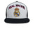 Real Madrid Fc Snapback Cap Hat -White-