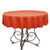KS LINENS Polyester Round Tablecloth 45inch  -Burnt Orange-