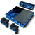 Skin Sticker Decal Cover for Xbox One Console and 2 Controllers Blue Fire Design