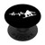 Snowboarding Heartbeat Snowboard PopSockets PopGrip- Swappable Grip for Phones  and  Tablets