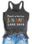 Boat Waves Sun Rays Lake Days Tank Tops Women's Lake Life Shirt Summer Sleeveless Vacation Racerback Tank Top -Gray- M-