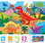Jigsaw Puzzles 1000 Pieces for Adults Dinosaur Family Puzzles 1000 Piece Adult Family Games Puzzles for Adults 1000 Piece Funny Challenging Jigsaw Puzzles-27.6inchx 19.7inch-