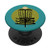Disc Golf Basket Blue Green Black Frolf Tournament Player PopSockets Grip and Stand for Phones and Tablets
