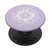 White Sunflower Light Pastel Purple PopSockets PopGrip- Swappable Grip for Phones  and  Tablets