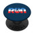 RUN Vintage Red White  and  Blue Retro Runner Graphic PopSockets Grip and Stand for Phones and Tablets